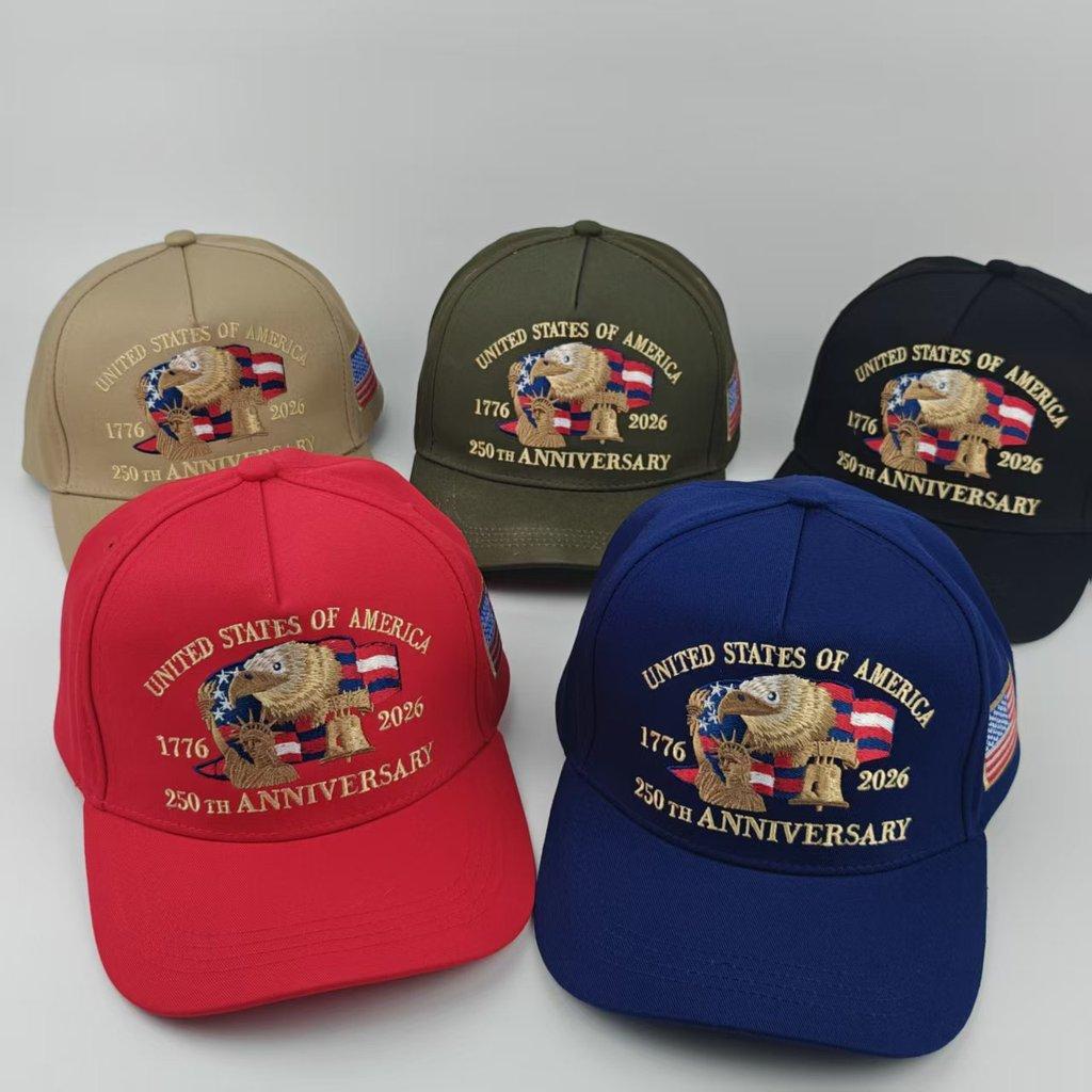 Independence Day Embroidered Baseball Cap With Sun Protection For Outdoor Activities