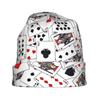 Playing Cards Modern Adult Beanie Designed to with Laid Back Street Style or Elevate Simple Outfits with Understated Edge