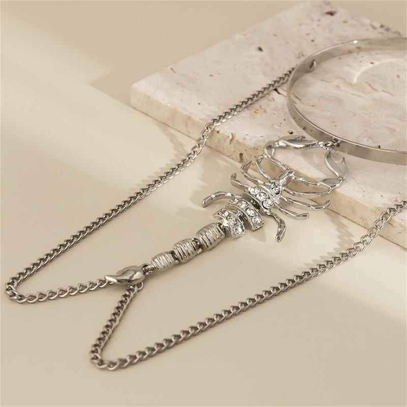 Punk Hip Hop  Tassel Bracelet Women Men Gothic Scorpion Arm Bangles Jewelry