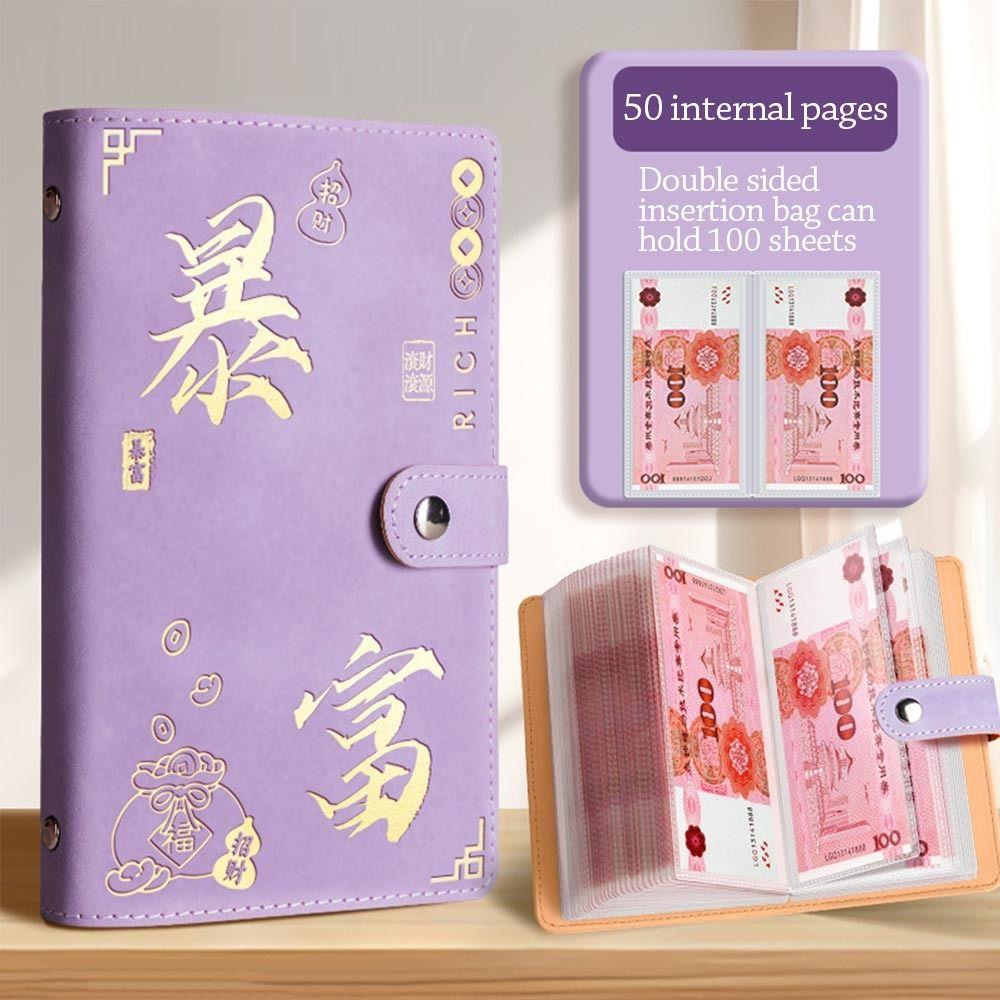PU 100 Envelopes Money Saving Challeng Get Rich Overnight Savings Challenges Book  Children