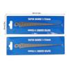 Stainless Steel Gap Gauge - High Precision 0.5mm Laser-Cut Measuring Tool for Inner Diameter, Aperture & Depth