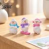Durable Resin Craft Supplies Mini Snowman Figurine, Christmas Skiing Dolls, Small Desktop Car Miniature Figurines Dashboard Figurines, Micro Landscape