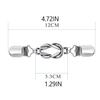 Accessory Decoration Shawl Collar Cardigan Clothes Brooch for Blouse Female Tightening Sweaters Chain Clip Shirts Clips