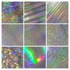 18Pcs Fishing Lures Tape Reflective Fish Scales Sticker Holographic Adhesive Film Artificial Fish Skin Jig Sticker