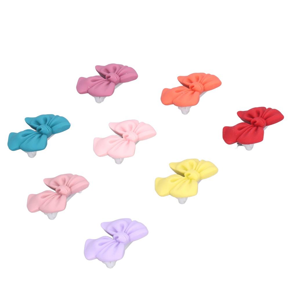 16pcs Mini Size Pet Hair Clip Multicolor Cat Hair Accessory Fashion Style Dog Bow Tie Pet Styling