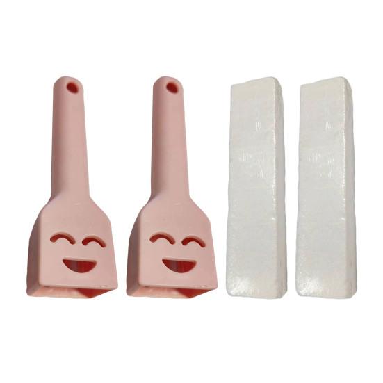 Pumice Stone Toilet Bowl Cleaner with Handle Efficiently Removes Hard Water Rings Calcium Buildup Pumice Stone Scrubber