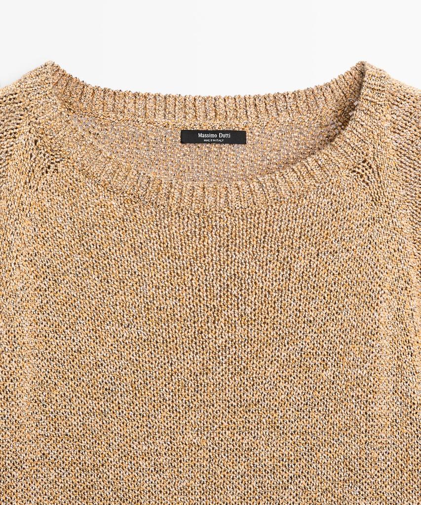 Masimodutti Cotton Blend Knit Sweater