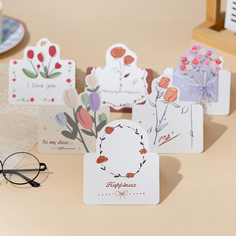 10 Pezzi Biglietti d'Invito Biglietti di Auguri Buon Compleanno Decorazione Fai da Te Biglietto Messaggio Biglietto Pieghevole Vuoto