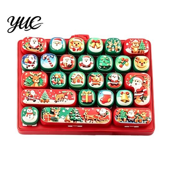 Sensory Fidget Tools for Boredom Christmas 26 Keys Keyboard Toy Keychain, Click Keyboard, Portable Stress Relief Toys Adults Toy, Stocking Stuffer