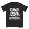 Ill Do The Burpees I Just Need To Be Dramatic First Joke T Shirt Mens   Cotton Vintage TShirts Round Collar  Tees Short