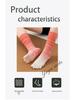 Gradient Five-Toe Non-Slip Yoga Socks - Women's Fitness & Pilates Slouch Cotton Calf Socks
