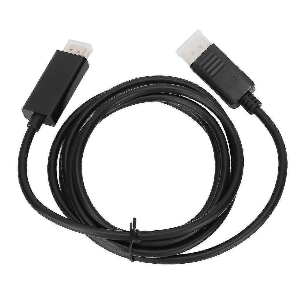 new 25-26 DisplayPort to HD Multimedia Interface Adapter DP Male to HD Multimedia Interface Male Converter for TV PC 1.8m/5.9ft