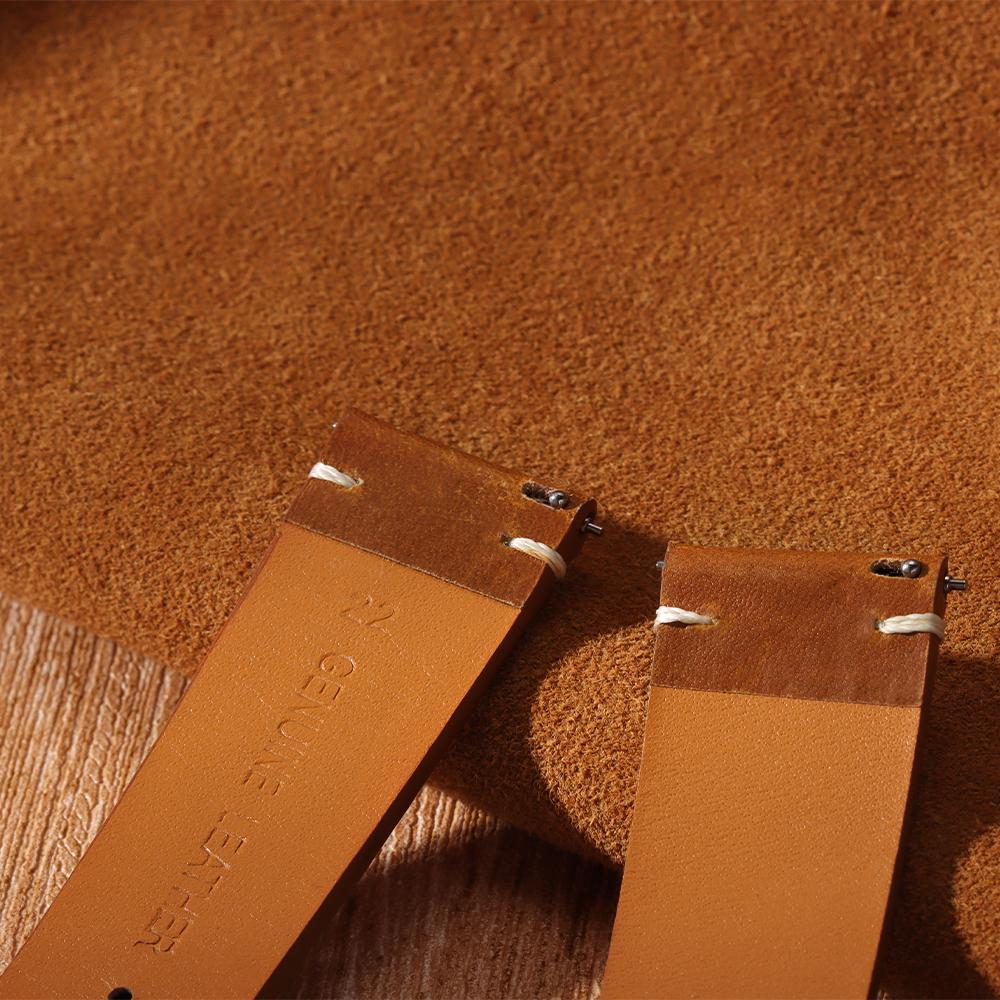 18mm 19mm 20mm 21mm 22mm 24mm Genuine Cowhide Retro Oil Wax Watchband Quick Release Leather Strap for Seiko for Rolex Wristband