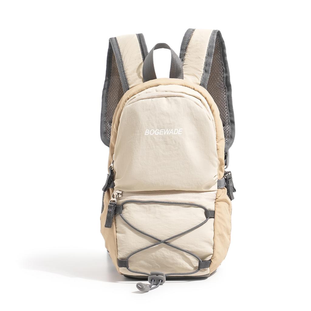 Schoolbag Wholesale Sports Backpack Fog Low Saturation Color Matching Backpack Couple Hiking Camping Versatile Backpack