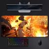Anime Attraktives Reze Kettensägenmann Mauspads Großes Gaming-Mauspad Mit Genähten Kanten Verdickte Schreibtischunterlage PC