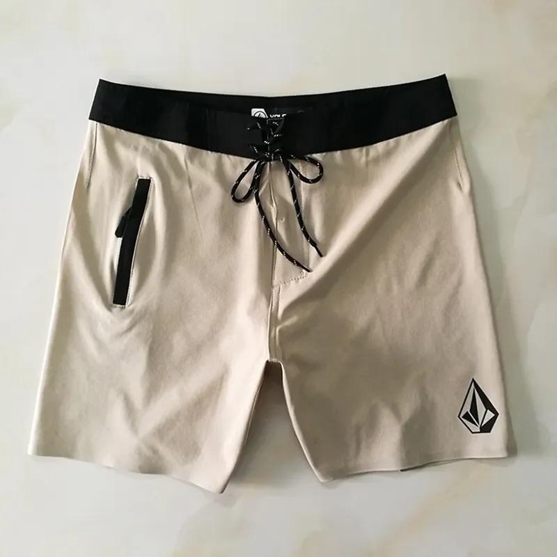 New Waterproof Board Shorts Laser Lightweight Men's Boardshorts Spandex High Stretch Bermuda Brand Swim Trunks