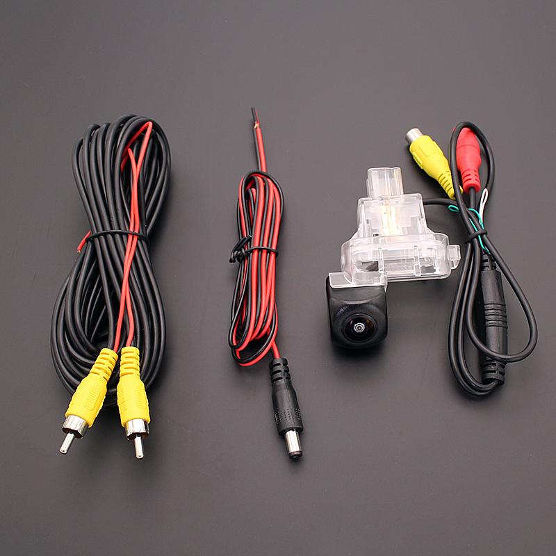 720P 170 Degree Fisheye Lens Car Rear View Reverse Backup Camera For Mazda 3 Mazda3 BM Hatchback 14~17 Original Screen Adapter