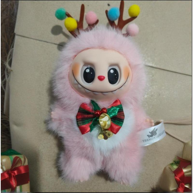 Christmas Elk Doll Macaron Series Cartoon Plush Pendant Toy Doll