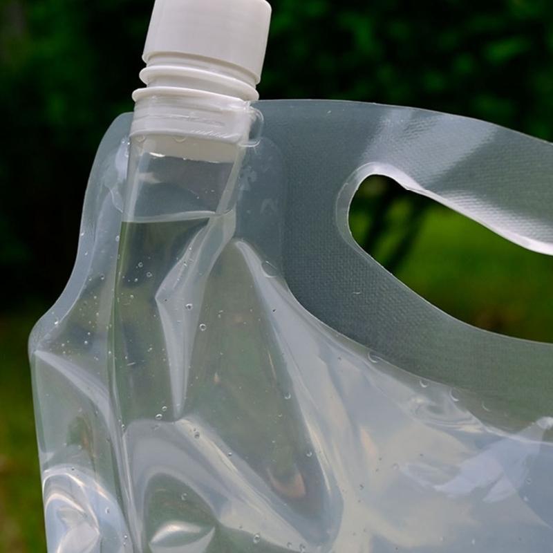 Convenient Portables Water Holder Outdoor Hiking Folding Water Bucket Bag for Camping Family Trip