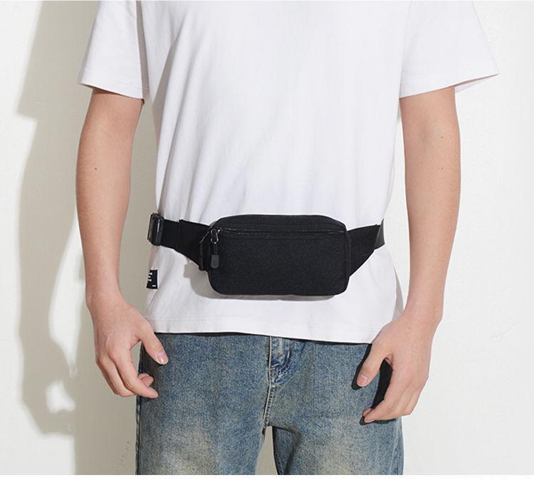 Men's Durable Construction Waist Bag: Sturdy, Small, and Ideal for Running