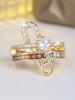 The main push is full of diamonds, open rings, paperclip rings, gorgeous atmosphere, exquisite and elegant jewelry.