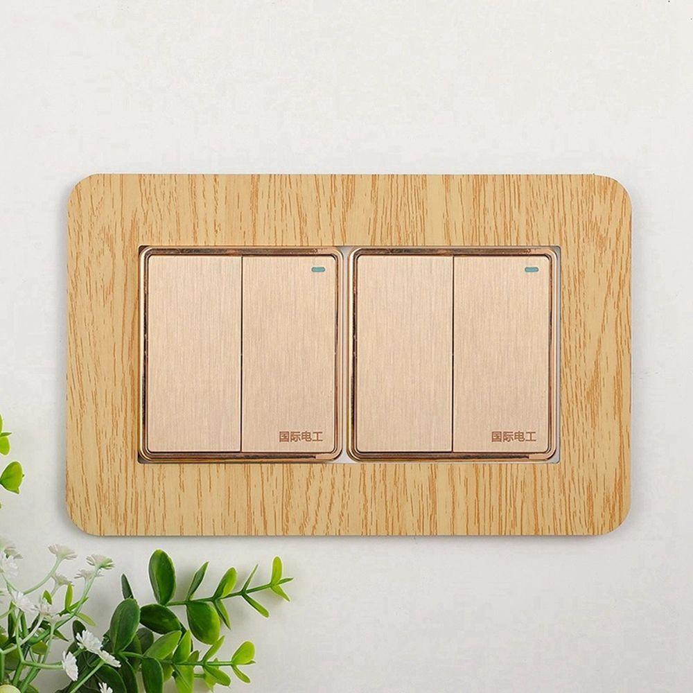 Simple Living Room Decor Non Adhesive Dustproof Wall Sticker Home Decoration Switch Protective Cover Switch Stickers