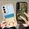 Beach Coast Print Case For Samsung A57 A37 A27 A17 S26 Ultra S25 FE A56 A36 A26 A16 A55 A35 A25 A15 A54 5G S21 S22 S23 S24 Plus Shockproof Cover