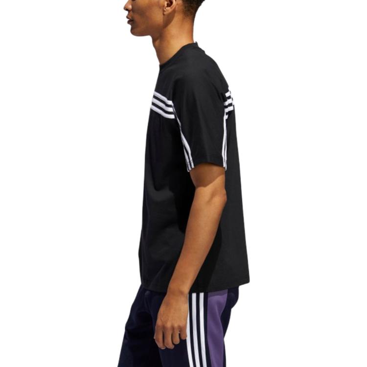 Adidas Originals 3 Stripes T Shirt Japan Version Men's Black FM1535-