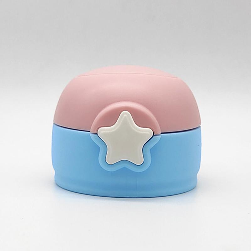 Kids Water Sippy Cup Lid Antler Creative Cartoon Baby Cups with Straws Leakproof Water Bottles Cover Outdoor Childrens Cup Lids