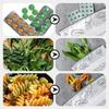 30 Pieces Aluminium Sealable Bags For Packaging Zipper Lock Reusable Food Storage Pouches Foil Freezer Refrigerator Kitchen Use