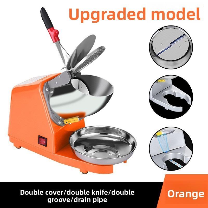 220V  Double Blade Ice Breaker Snow Shaved Ice Milk Tea Shop Household High Power Mixer