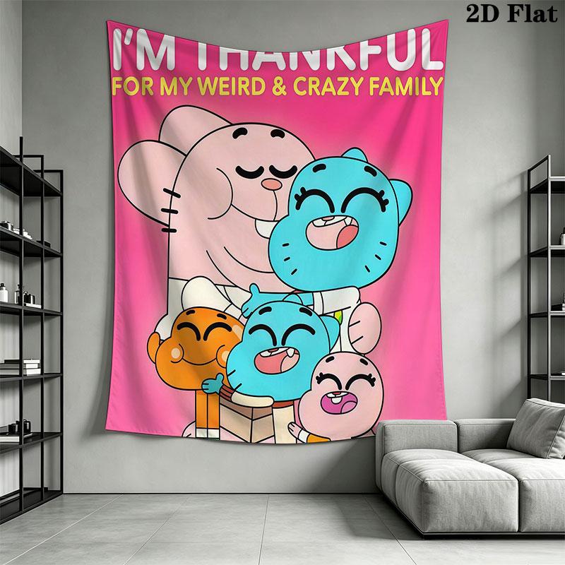 Gumball A Wall Hanging Printed Fabric Blanket Decorative Tapestries for Bedroom Living Room Home Decor