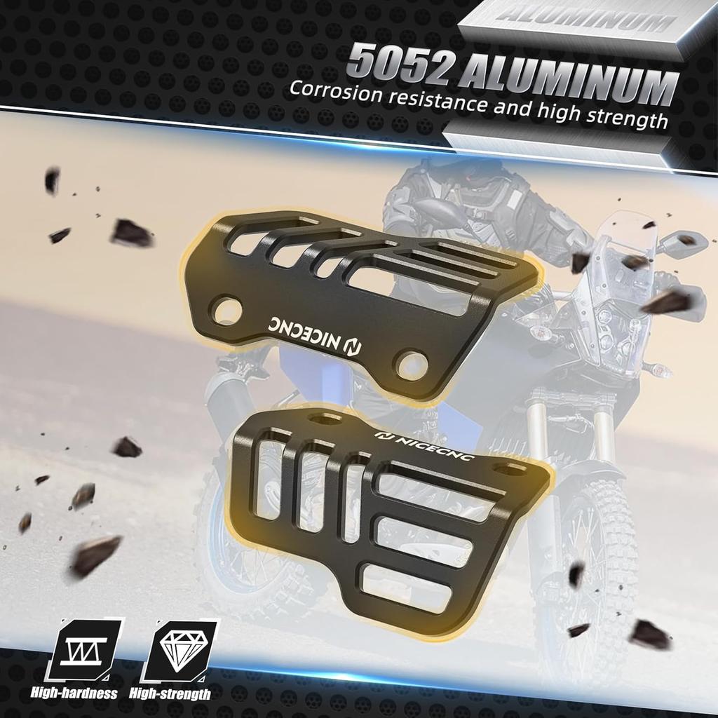 Luggage Bag Fixed Bracket Rear Luggage Tie Down Brackets Compatible with Yamaha Tenere 700 /XTZ700 2019-2024, Tenere 700 Rally Edition 2020-2024,