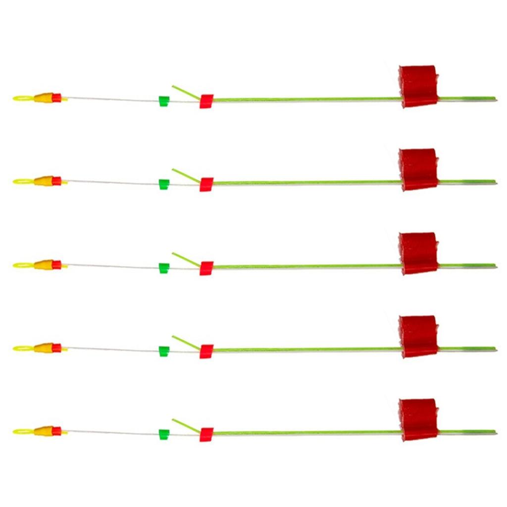 5Pcs Fast Fishing Bobber Set Fishing Float Device Winter Ice Fishing Rod Top Tip Rod Front End Section Bobber Indicator