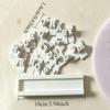 Handmade Pottery Alphabet Stamping Tool with 10 Number Upper Lower Case Clay Stamp  Studio Work