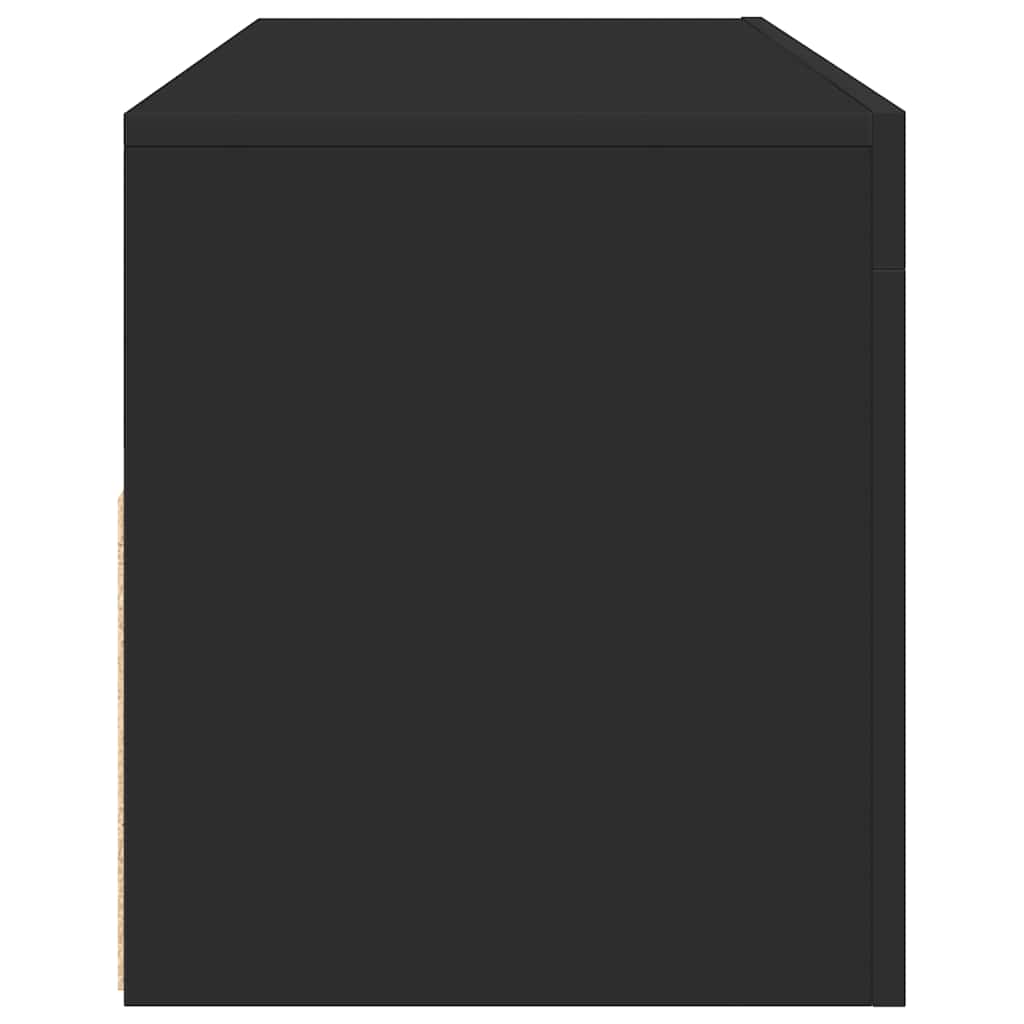 TV Stand with LED Lights Black 120 X 35 X 40 Cm