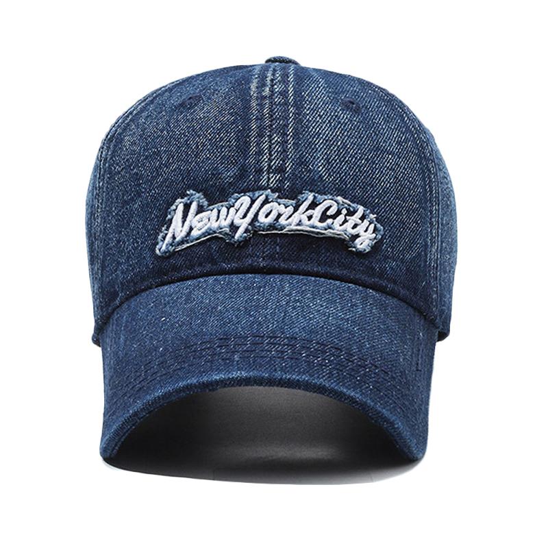 Embroidery Denim Baseball Cap Men Women Spring Summer Sun Hat Cap Snapback Hat Sun Visor Hats Fishing Hat Peak Cap