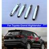 Car Handle Decorative Cover Silver For Toyota Grand Highlander 2024-2026