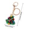 WTEMPO Christmas Keychains Kit Creative DIY Keychains Gifts Bags Keychains Pendents Accessories Festive Party Decor Felt Ball Bead Keychains