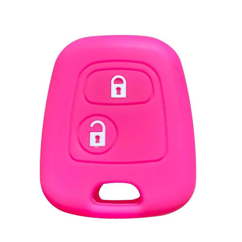 Key Cover Case for Citroen C1 C2 C3 C4 Saxo Xsara Picasso Key Cap for Peugeot 107 206 207 306 307 407 Key Case for Toyota Aygo
