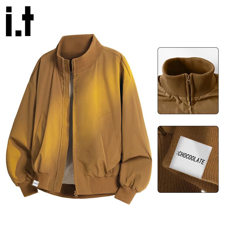 

Men s :CHOCOOLATE IT High-Neck Bomber Jacket 5XL