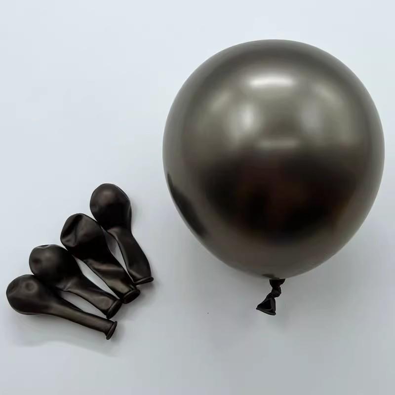 

5-дюймовые утолщенные металлические красные латексные шары - взрывозащищенное украшение для вечеринок, свадеб и дней рождений