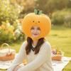 Weicher Frucht Hut Charmantes Mandarinen Cartoon Kopfschmuck mit Blättern für Cosplayer, Foto