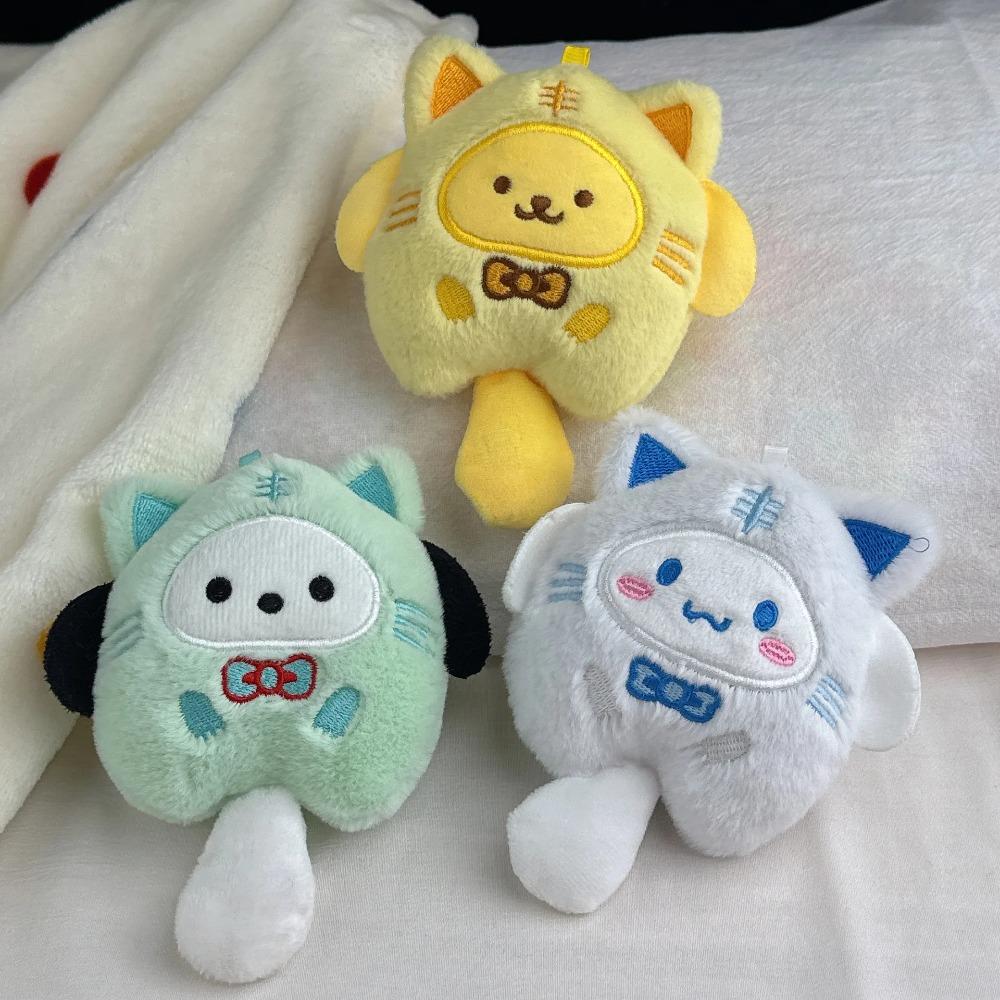 Hello Kitty Roztomilý plyšový plyšák Klíčenka Anime Periferie Kuromi Řetízek na zavěšení na batoh Sváteční dárky Pro kluky a holky
