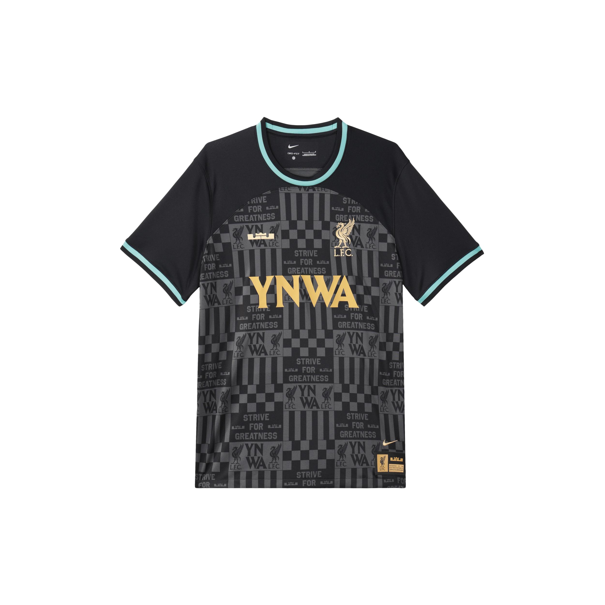 Мужская футбольная майка Nike LeBron X Liverpool Fc Stadium, реплика, с технологией Nike Dri-FIT FZ3199-011 S