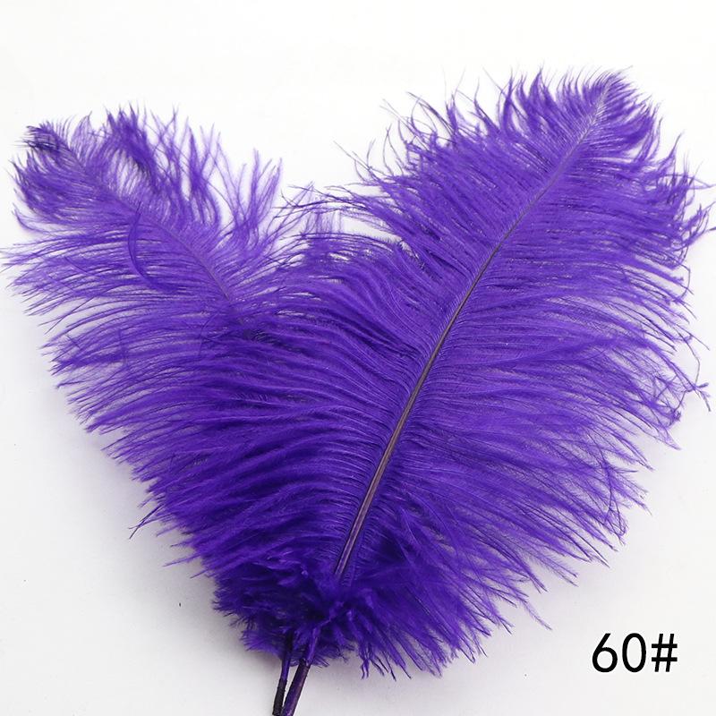 High Quality Ostrich Hair 35-40Cm Multi-Colored Decorative Feathers, Stage Room Flower Arrangement Feathers
