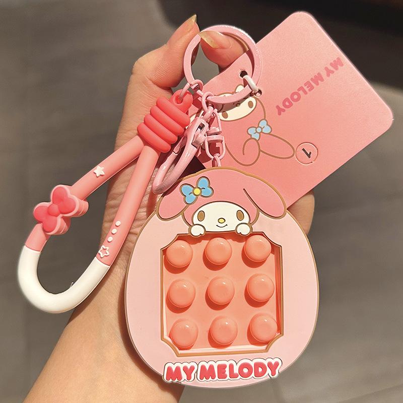 Santa Claus Keychain Christmas Small Gift Student Schoolbag Pendant Cartoon Christmas Tree Three-Dimensional Doll Pendant