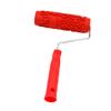 17.5cm Embossed Paint Roller Painting Brush Sleeve With Red