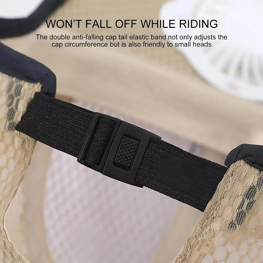 Solar Rechargeable Fan Baseball Cap, Spring And Summer Sun Visor Cap, Cap