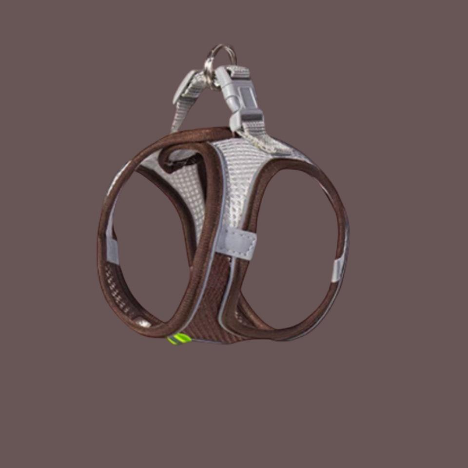Breathable Reflective Pet Harness Vest with Leash for Cats & Dogs